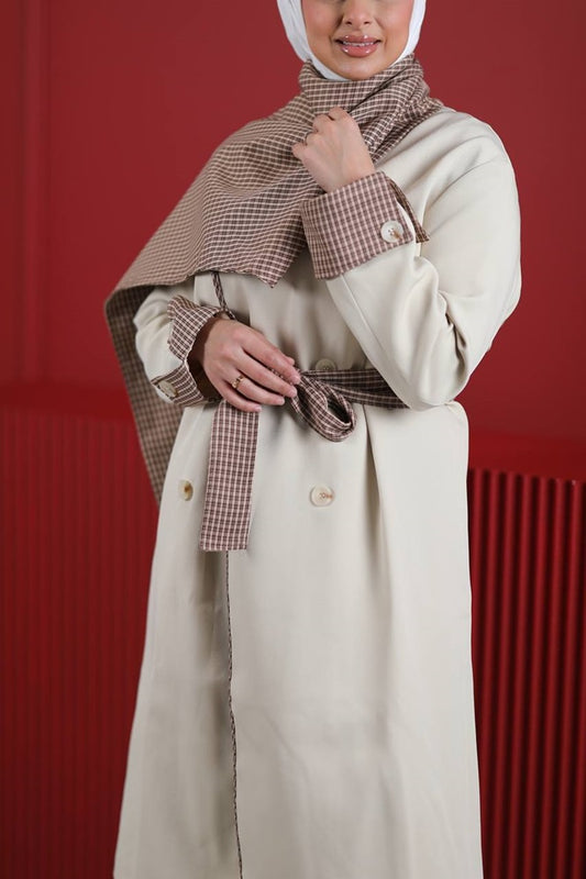 Trench Coat with Vintage Cape