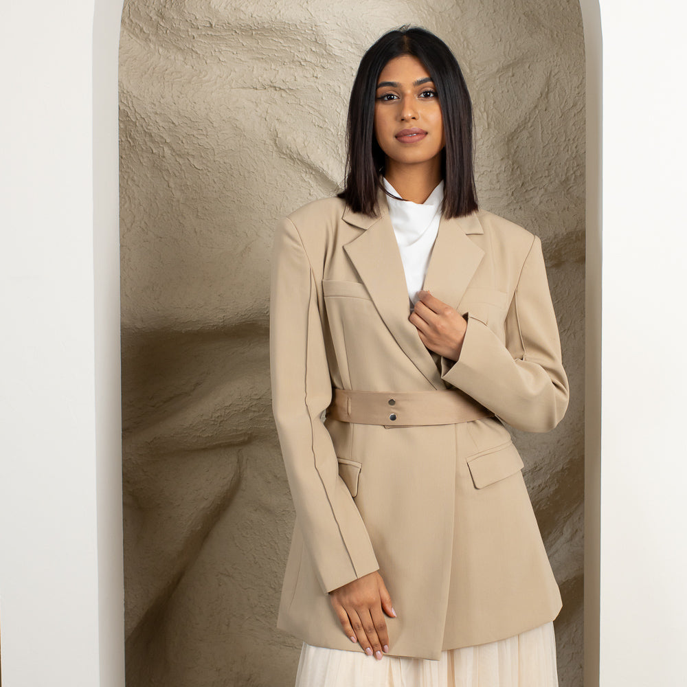 Blazer With Belt