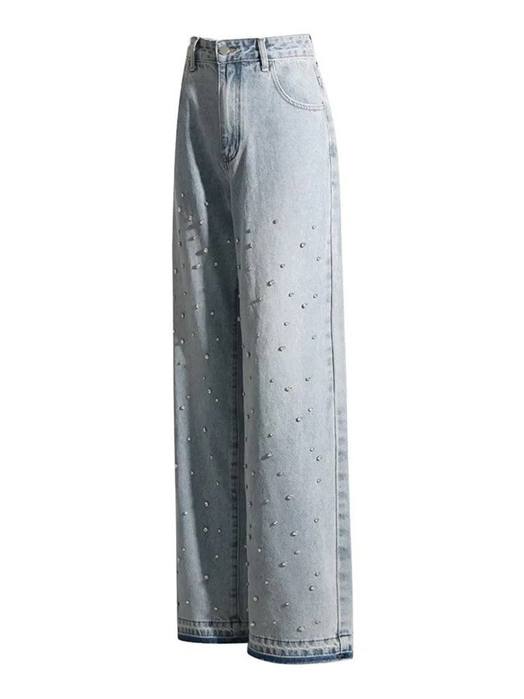 Jeans Pant With Crystals