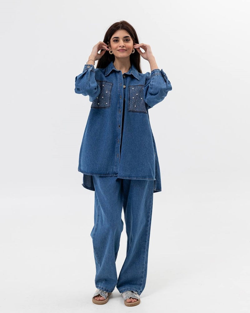 Two Piece Denim Set