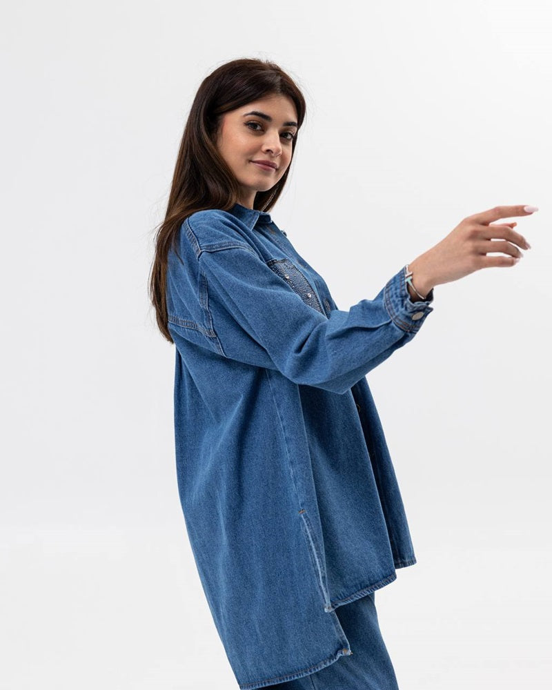 Two Piece Denim Set