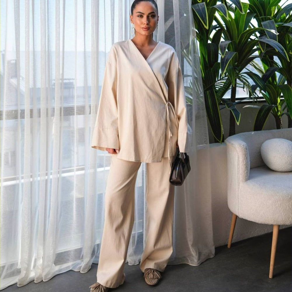 Linen Two Piece Set