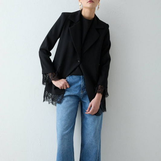 Blazer With Lace