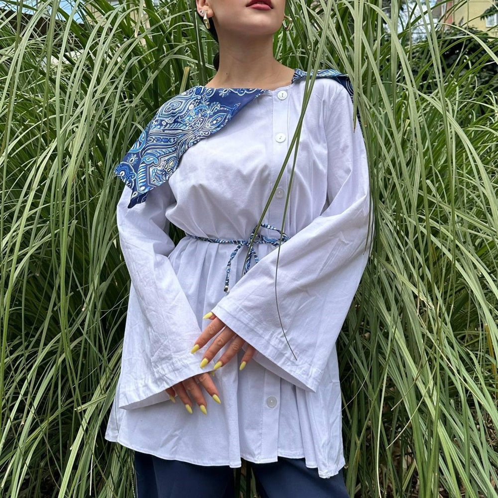 Shirt With Scarf
