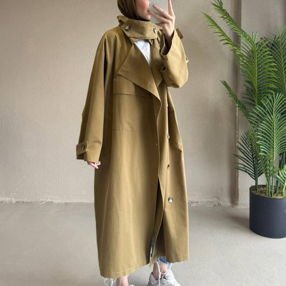 Long Jacket with Pockets