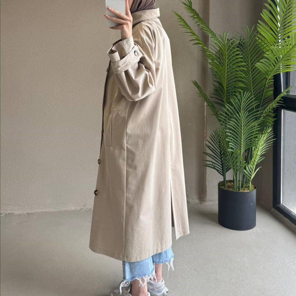 Long Jacket with Pockets