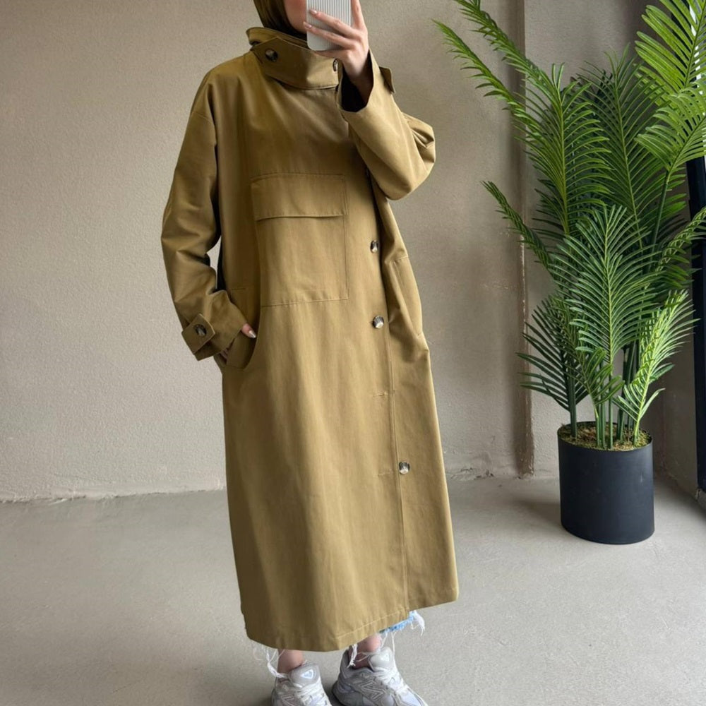 Long Jacket with Pockets