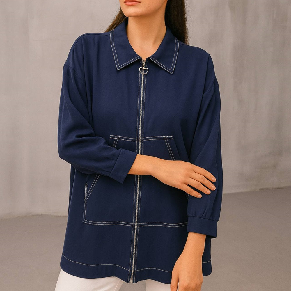 Shirt with Zipper