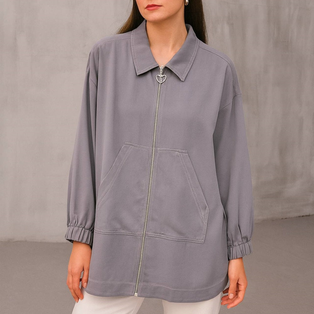 Shirt with Zipper