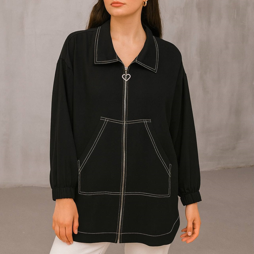 Shirt with Zipper