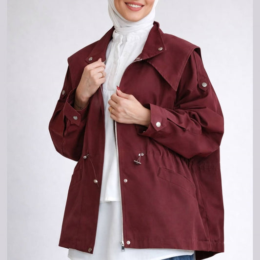 Stylish Short Trench Coat