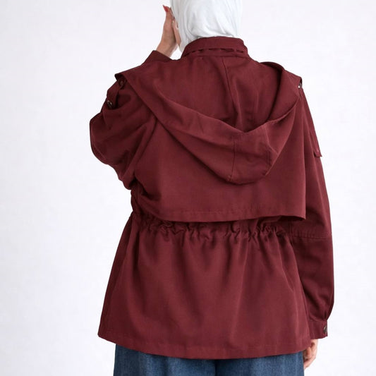 Stylish Short Trench Coat