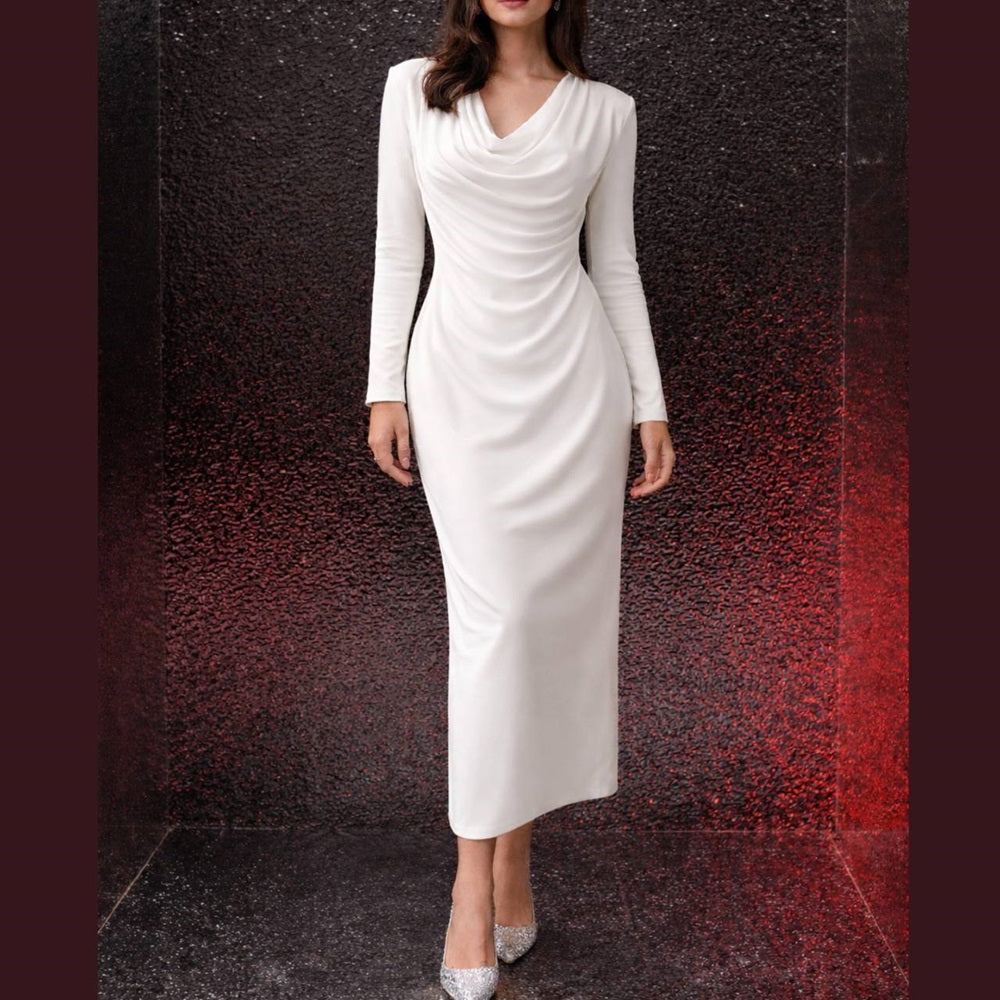 White Dress (You can match it with your Kaftan or Bisht)