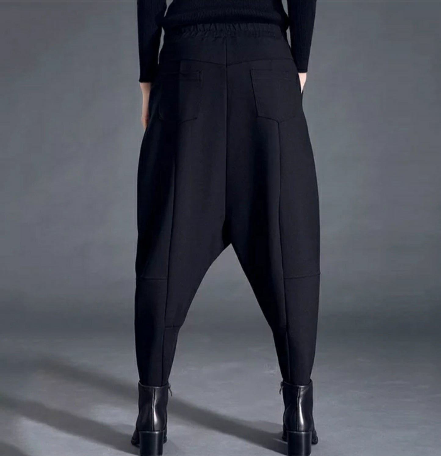 High Waist Pants w/ Pocket