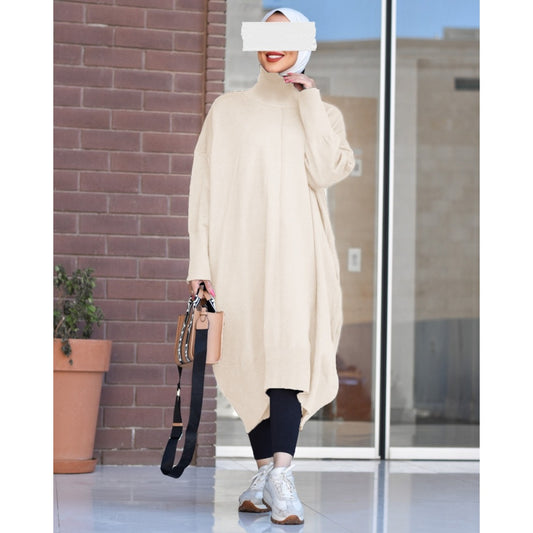 Loose Turtleneck Dress