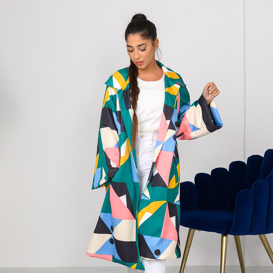 Colorful Loose Cardigan