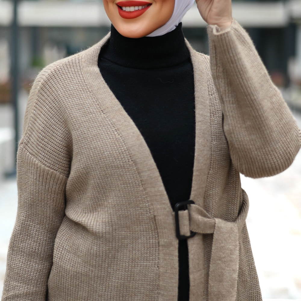 Cardigan with Belt