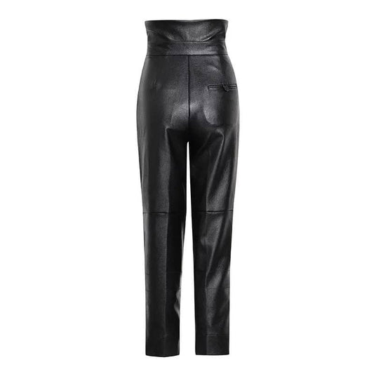 Black Leather Pant