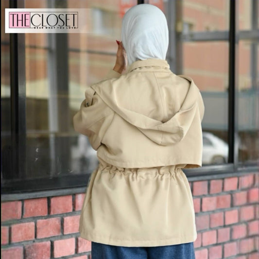 Stylish Short Trench Coat
