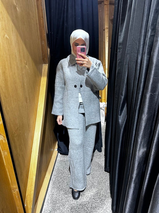 Three Pieces Set (Cardigan, Sweater & Pant)