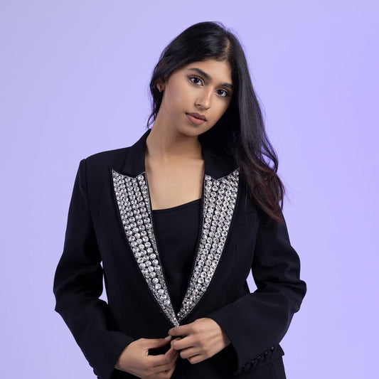 Blazer with diamonds
