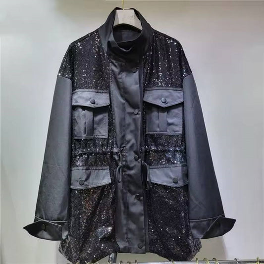 Jacket with Sequins