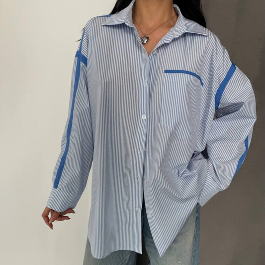 Stripe Blue Shirt