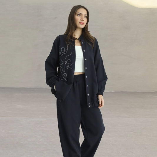 Two Piece Set with Embroidery