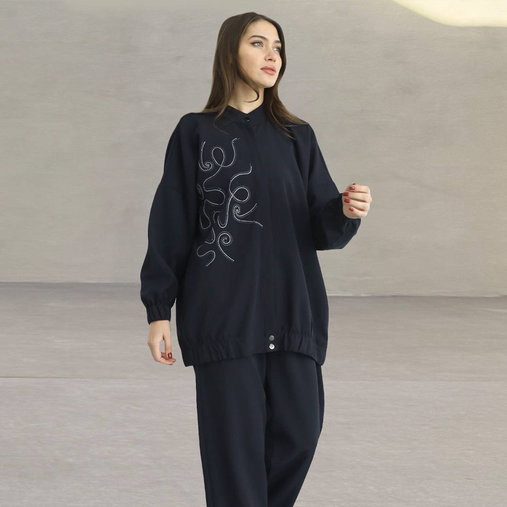 Two Piece Set with Embroidery