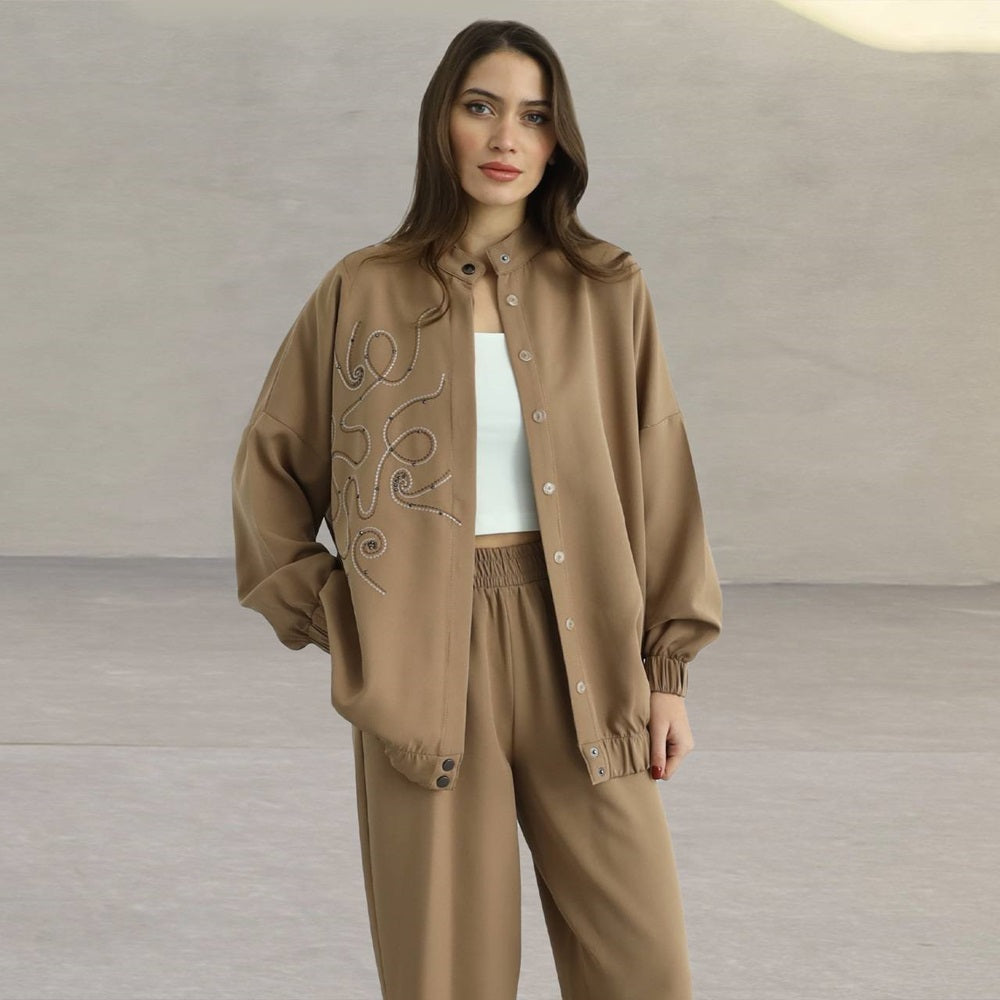 Two Piece Set with Embroidery