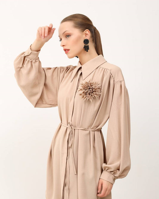 Elegant Shirt with Flower