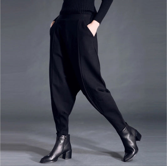High Waist Pants w/ Pocket