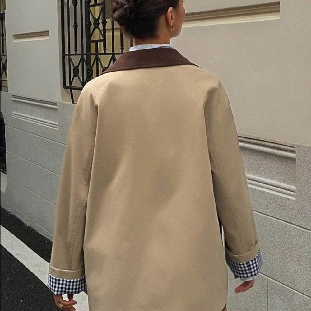 Jacket with Brown Collar
