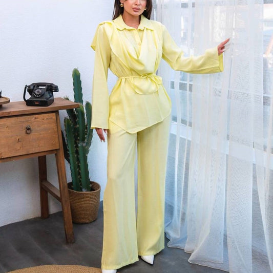 Stylish Butter Yellow Set