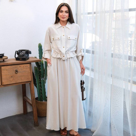 Linen Two Piece Set