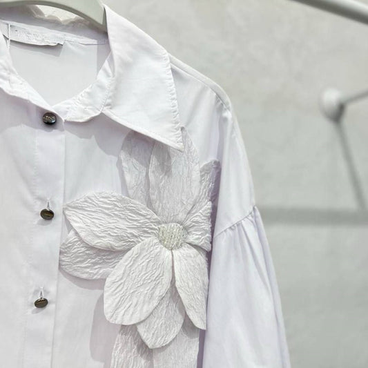Shirt with  Flower