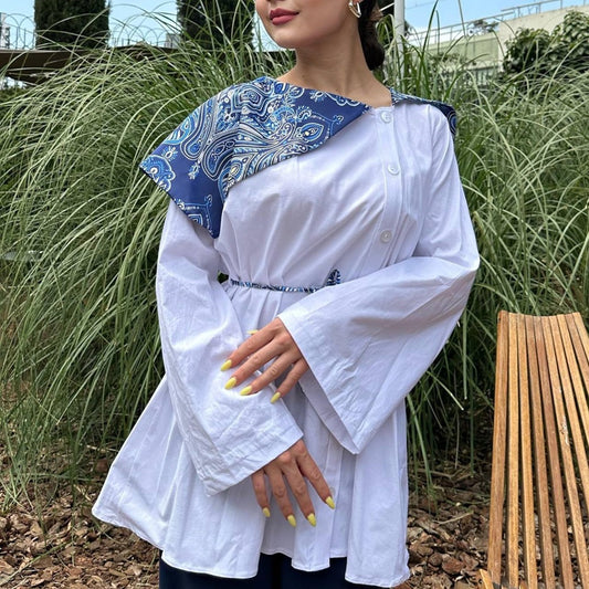Shirt With Scarf