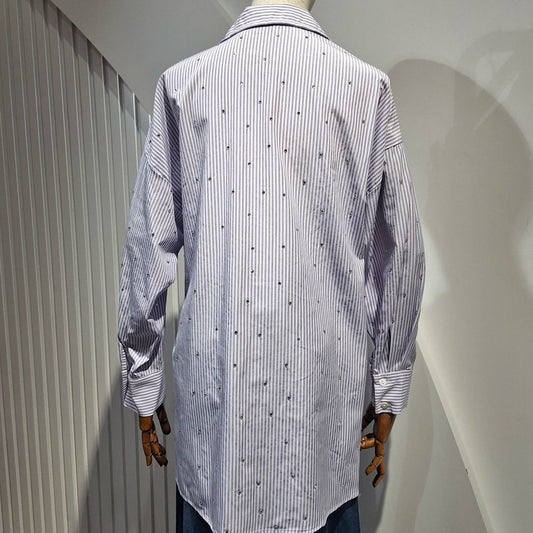 Striped Shirt with Stones