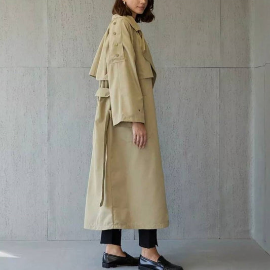 Buttoned Trench Coat
