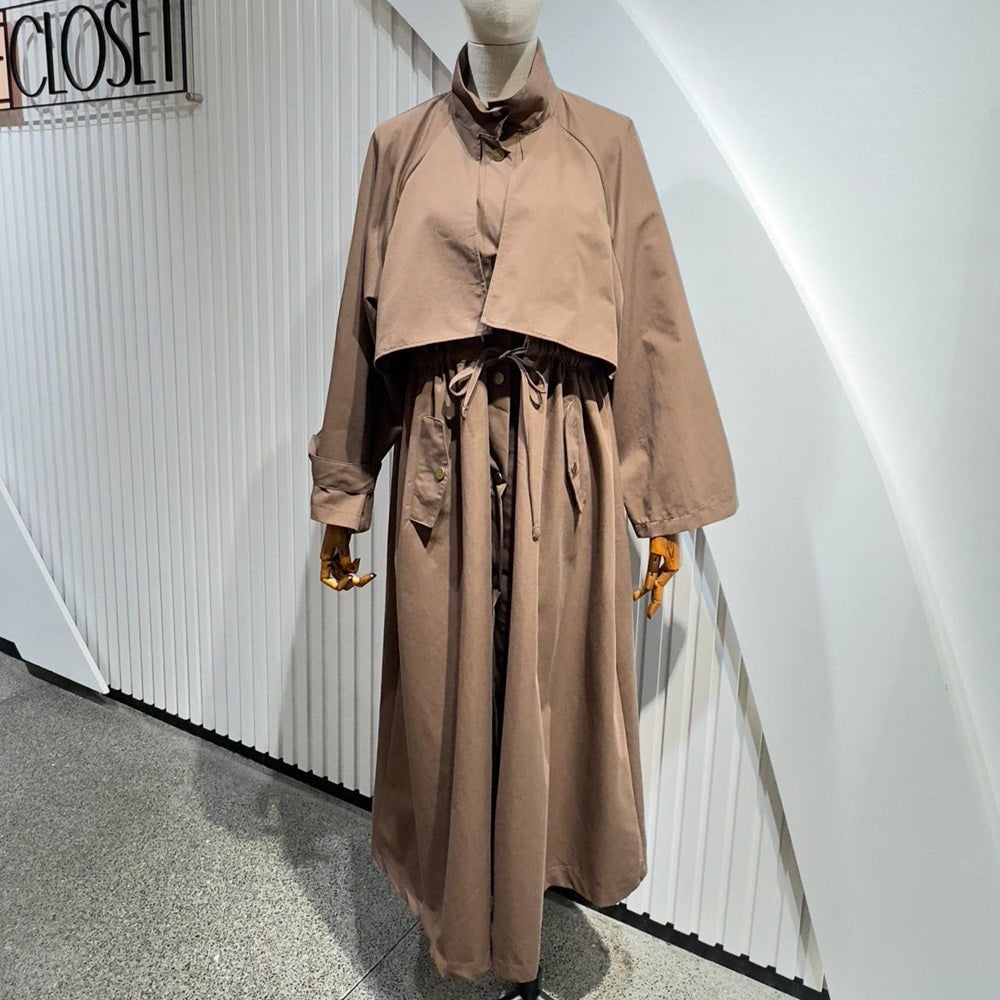 Trench Coat with Tie