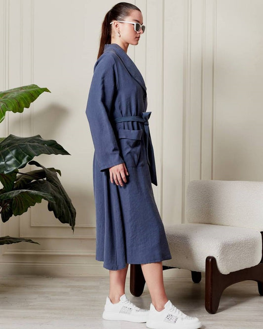 Linen Long Jacket