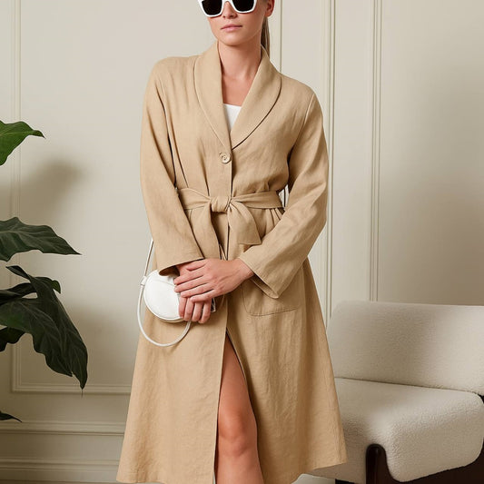 Linen Long Jacket