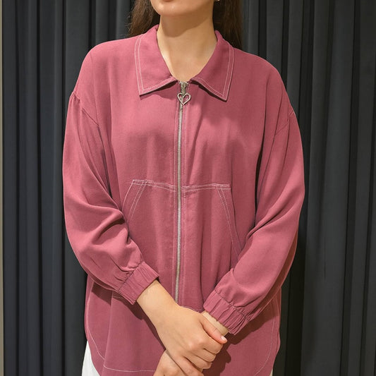Shirt with Zipper