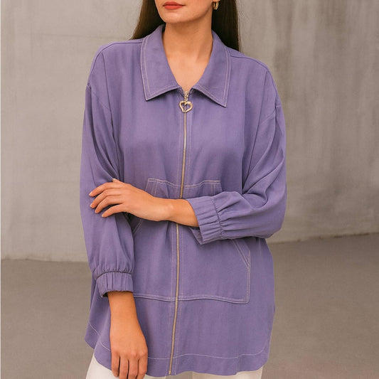 Shirt with Zipper