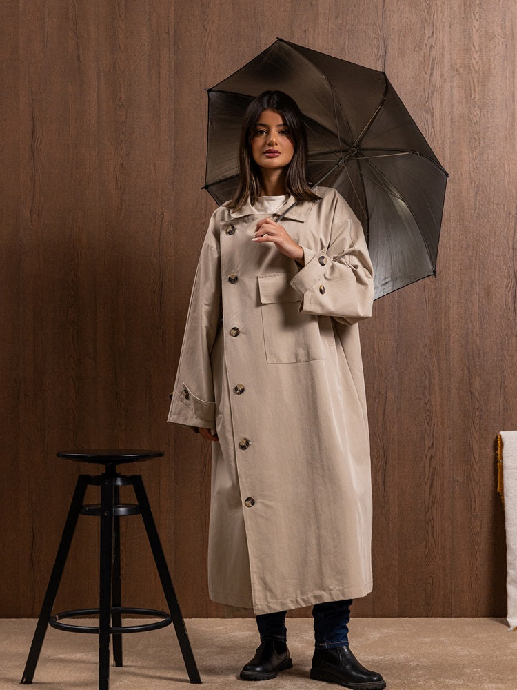 Long Jacket with Pockets