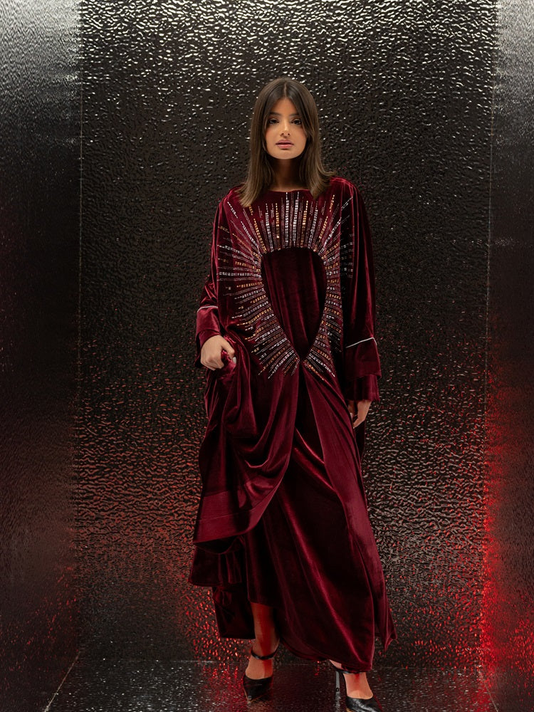 Garnet Glow Kaftan