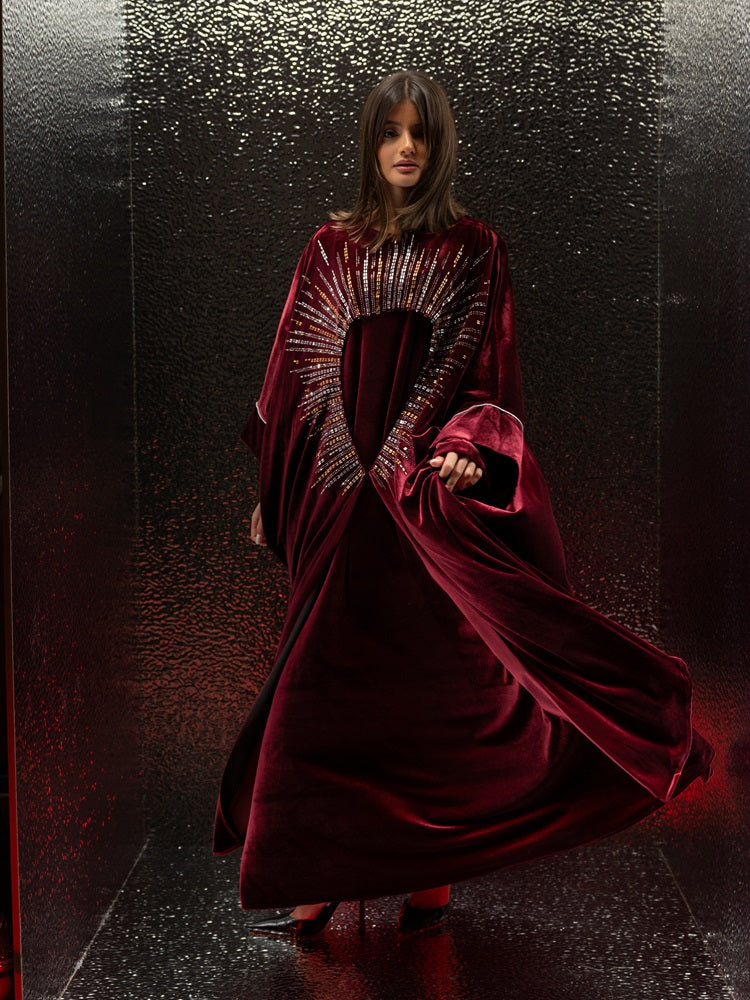 Garnet Glow Kaftan