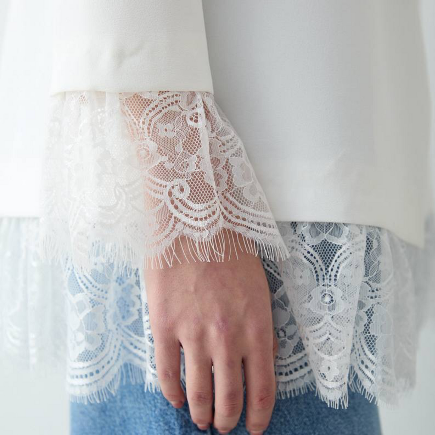 Blazer With Lace