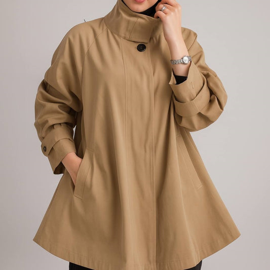 جاكيت أوفر سايز بسحاب