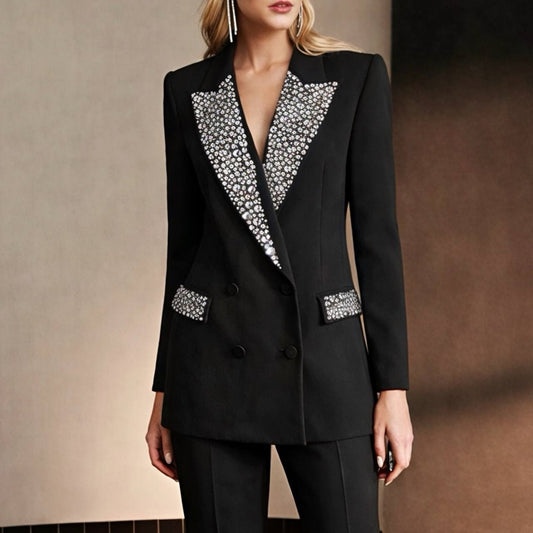 Blazer with Crystals